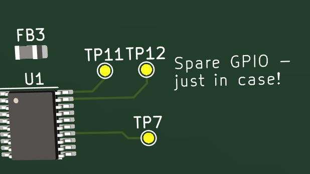 3D - Spare GPIO