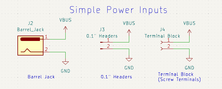 SCH - Power Inputs